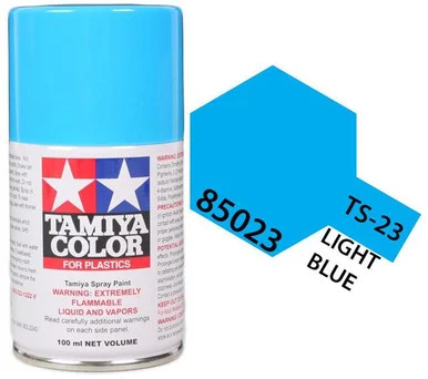 Tamiya 85023 TS-23 Light Blue Spray Lacquer 100ml