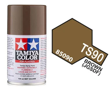 Tamiya 85090 TS-90 Brown (Jgsdf) Spray Lacquer 100ml