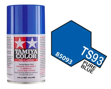 Tamiya 85093 TS-93 Pure Blue Spray Lacquer 100ml