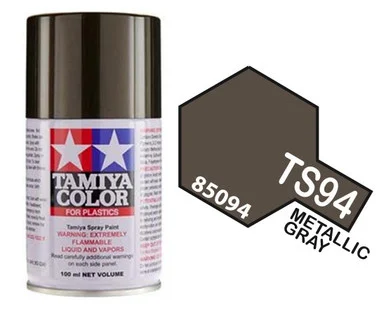 Tamiya 85094 TS-94 Metallic Gray Spray Lacquer 100ml