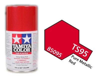 Tamiya 85095 TS-95 Metallic Red Spray Lacquer 100ml
