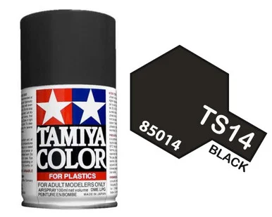 Tamiya 85014 TS-14 Black Spray Lacquer 100ml