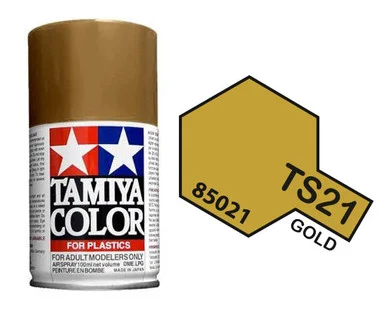 Tamiya 85021 TS-21 Gold Spray Lacquer 100ml