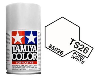 Tamiya 85026 TS-26 Pure White Spray Lacquer 100ml