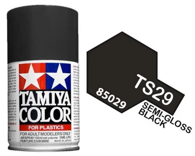 Tamiya 85029 TS-29 Semigloss Black Spray Lacquer 100ml