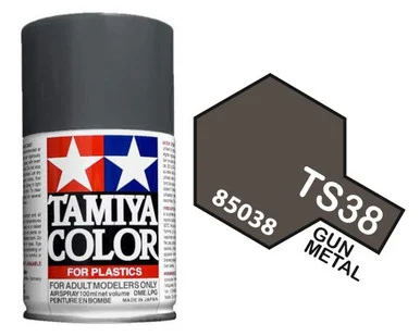 Tamiya 85038 TS-38 Gun Metal Spray Lacquer 100ml