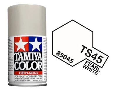 Tamiya 85045 TS-45 Pearl White Spray Lacquer 100ml