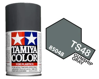 Tamiya 85048 TS-48 Gun Grey Spray Lacquer 100ml