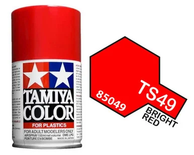 Tamiya 85049 TS-49 Bright Red Spray Lacquer 100ml