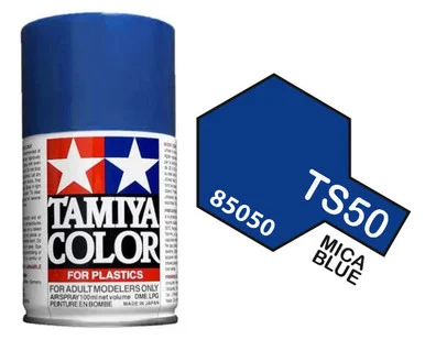 Tamiya 85050 TS-50 Blue Mica Spray Lacquer 100ml