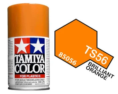 Tamiya 85056 TS-56 Brilliant Orange Spray Lacquer 100ml