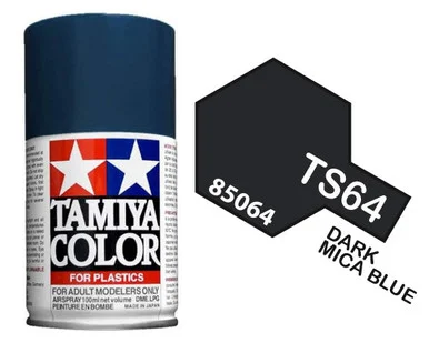 Tamiya 85064 TS-64 Dark Mica Blue Spray Lacquer 100ml