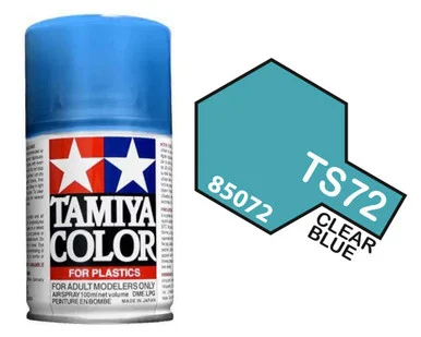 Tamiya 85072 TS-72 Clear Blue Spray Lacquer 100ml