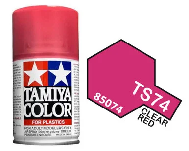 Tamiya 85074 TS-74 Clear Red Spray Lacquer 100ml