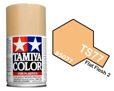 Tamiya 85077 TS-77 Flat Flesh 2 Spray Lacquer 100ml