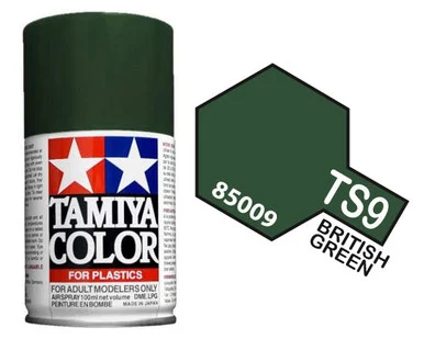Tamiya 85009 TS-9 British Green Spray Lacquer 100ml