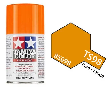 Tamiya 85098 TS-98 Pure Orange Spray Lacquer 100ml