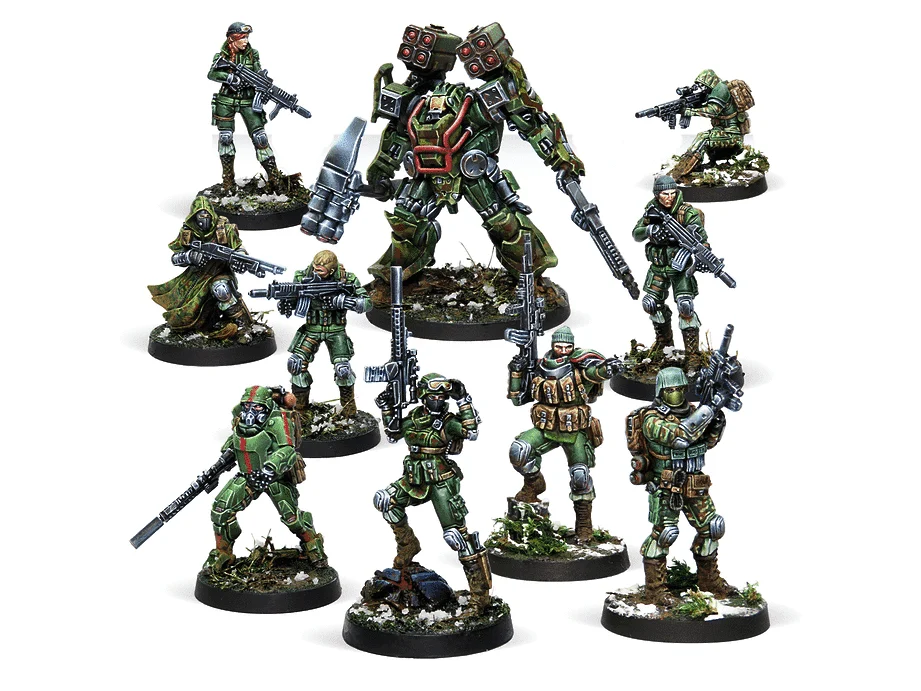 Infinity Ariadna Tartary Army Corps Action Pack Miniature Game Figures - Corvus Belli