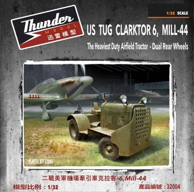 1/32 Thunder Model US Army Clarktor-6 Tug Mill-44 dual wheels