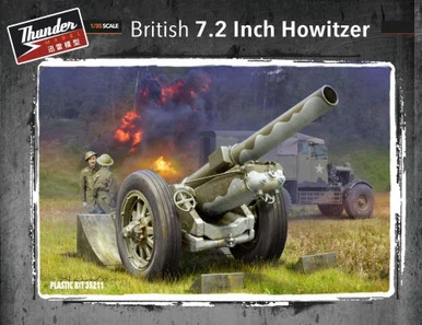 1/35 Thunder Model British 7,2 inch howitzer