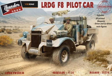 1/35 Thunder Model LRDG F8 Pilot Car (includes figures) - PREORDER