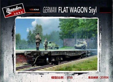1/35 Thunder Model German Ssyl Flat Wagon