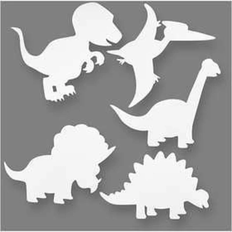Dinosaur, H: 15-22 cm, W: 24-25 cm, 16pcs, 230 g