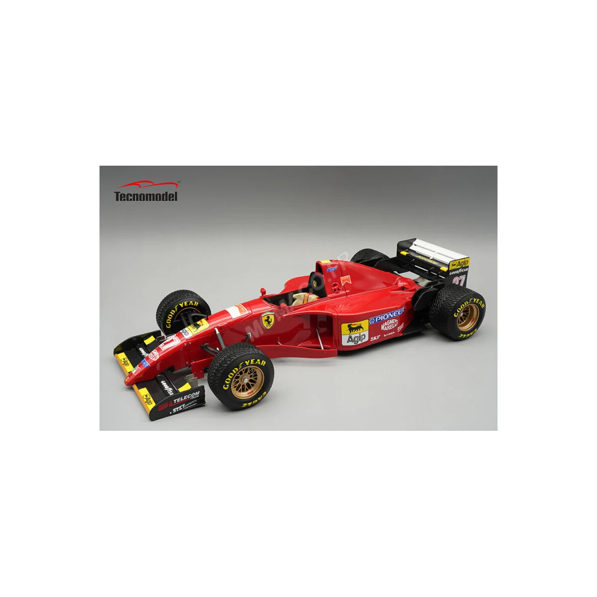 Ferrari 412t2 with rain tires 27 jean alesi japanese grand prix 1995 Die cast - TECNOMODEL
