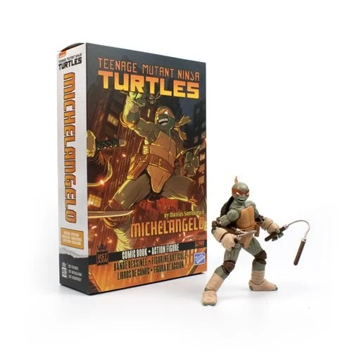 Teenage Mutant Ninja Turtles BST AXN IDW Action Figure and Comic Book Set - Select Figure(s)