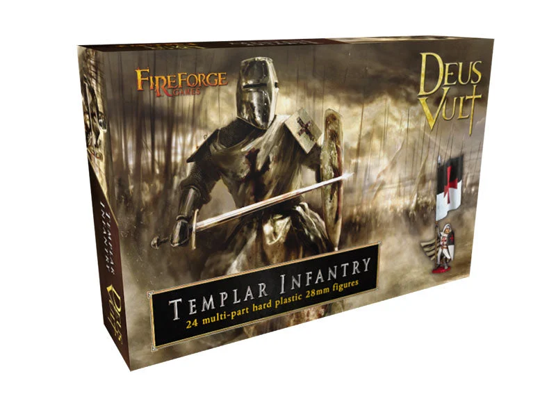 Templar Infantry, 28mm Model Figures - Fireforge Games