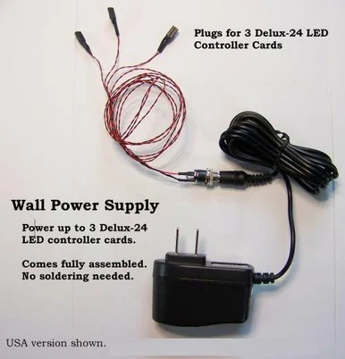 Madman Lighting 18 Volt dC Wall Power Adapter- Wall Power Supply