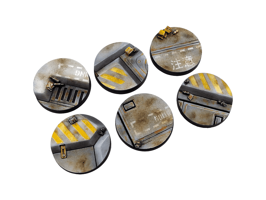 Infinity Terminus Bases, Round 40mm (2) Miniature Game Bases - Micro Art Studio