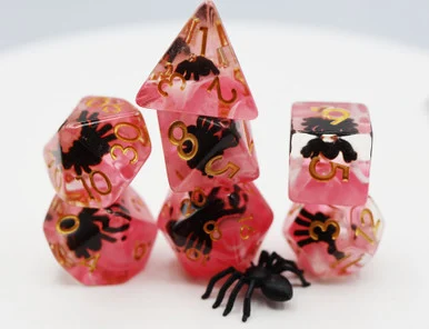 Foam Brain Games 2355 Terror Spider RPG Dice Set - FoamBrain