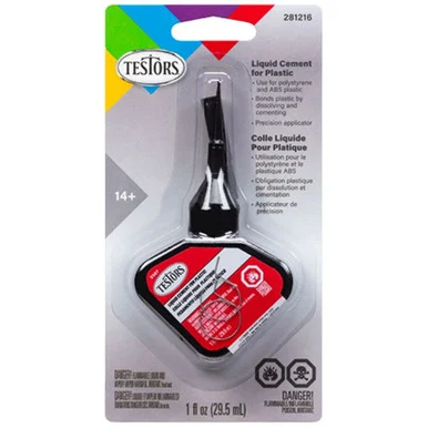 Testors 281216 Liquid Cement with Applicator 1oz