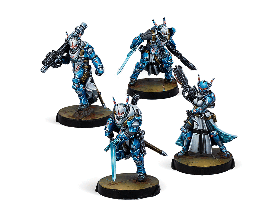 Infinity PanOceania Teutonic Knights Miniature Game Figures - Corvus Belli