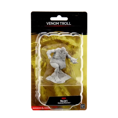 Wizkids 90082 Dungeons & Dragons Nolzur`s Marvelous Unpainted Miniatures: Venom Troll