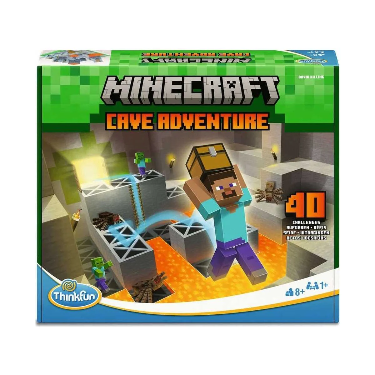 Minecraft Cave Adventure logic game Board game - Thinkfun