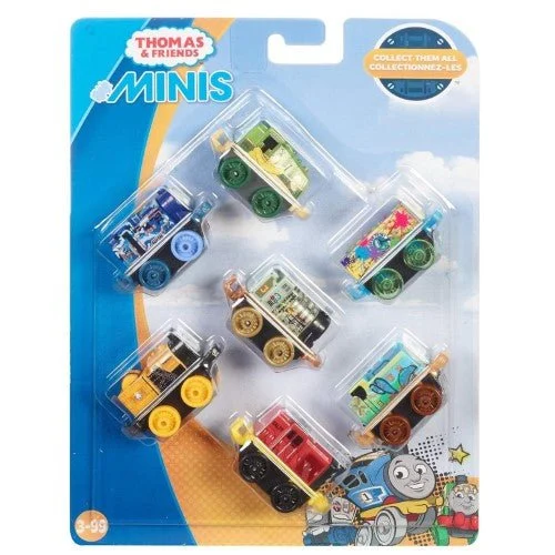 Thomas & Friends Minis Vehicle 7-Pack - Belle/Gator/Salty/Henry/Stephen