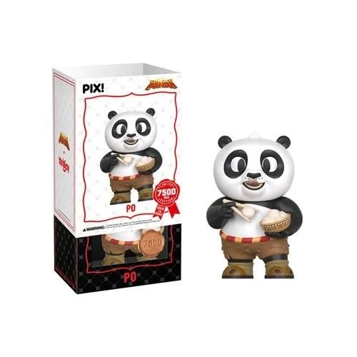 ThrillJoy Pix! Kung Fu Panda Po with Dumplings Vinyl Figure