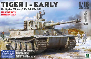 Andy's Hobby Headquarters AHHQ003 Tiger I Early Production 1/16 Scale Model Kit
