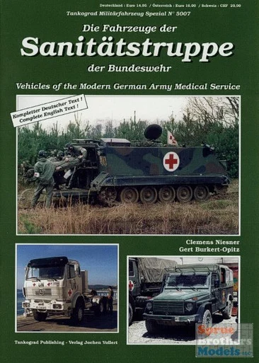 TKGS5007 Tankograd - Militarfahrzeug Special 5007: Vehicles of the Modern German Medical Service