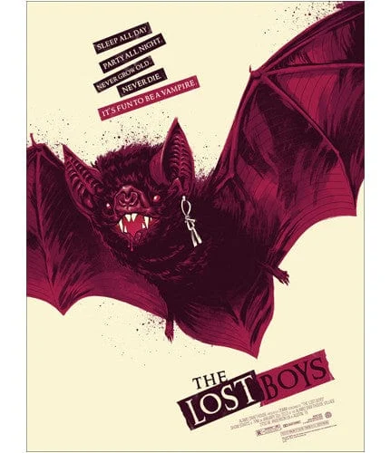 The Lost Boys – Cream Bat - Phantom City Creative