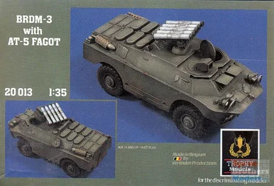 TMA20013 1:35 Trophy Models - Soviet BRDM-3 with AT-5 Fagot