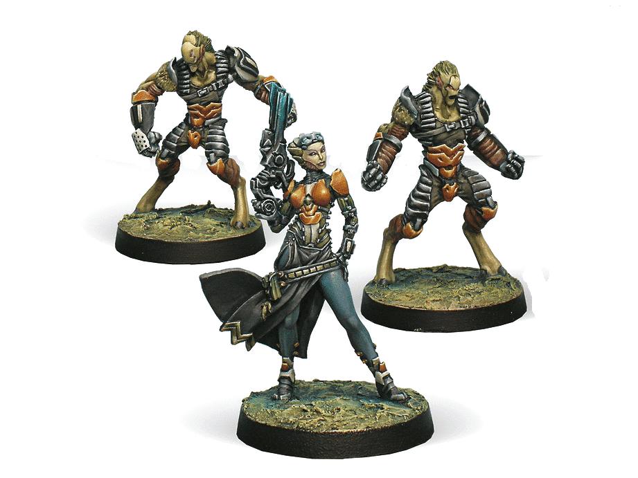 Infinity NA2 Tohaa Support Pack - Kumotail Bioengineers, Miniature Game Figures