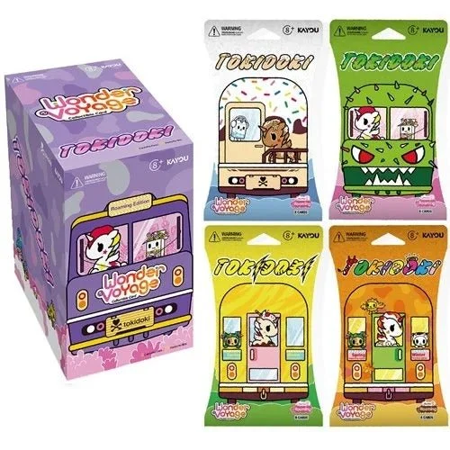 Tokidoki Wonder Voyage Roaming Edition Collectible Trading Card Display of 24 packs - Kayou