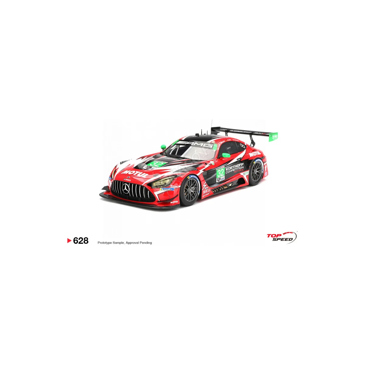 Mercedes-benz amg gt gt3 evo 32 korthoff competition motors 24h of daytona 2025 Die cast