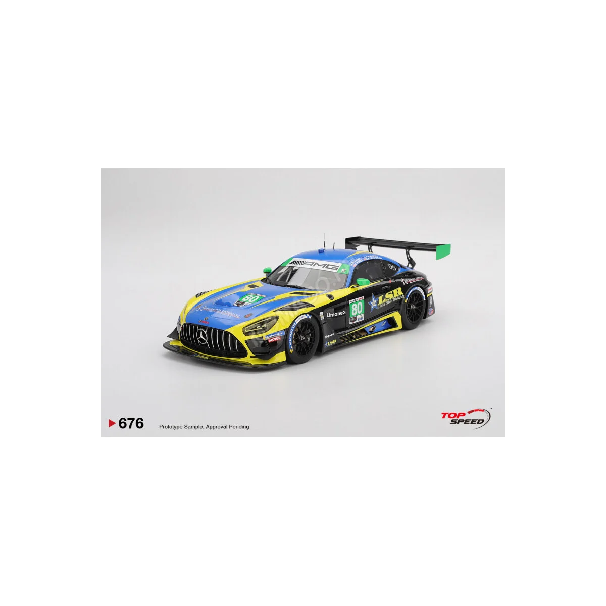 Mercedes-benz amg gt3 evo 80 lone star racing imsa 24h de daytona 2025 Die cast