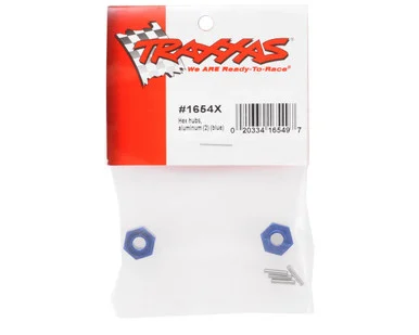 Traxxas 1654X Hex Hubs, Aluminum Blue, 2 Pack