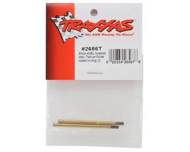 Traxxas 2656T Shock Shafts Hardened Steel XXL, Slash, T-Maxx
