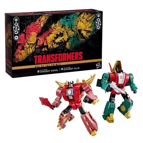Transformers Generations Selects Age of the Primes Leader Class G2 Universe Dinobots Slug and Snarl - Hasbro